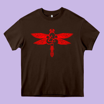 Coheed And Cambria Dragonfly Heavy Core Tee Designed By Artisfamous