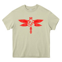 Mossy coheed and cambria dragonfly Heavy Core Tee - artisFamous