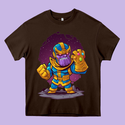 Cartoons Super Hero Strong Hands Heavy Core Tee Designed By Artisfamous