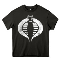 Asphalt vintage cobra symbol Heavy Core Tee - artisFamous