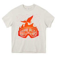 Cream squaw valley winter olympics 1960 Heavy Core Tee - artisFamous
