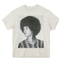 Cream angela davis speaking Heavy Core Tee - artisFamous