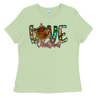 Matcha Love Snowman Ladies Tee - CowhideDigitalArt
