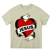 Mossy jesus love Heavy Core Tee - artisFamous