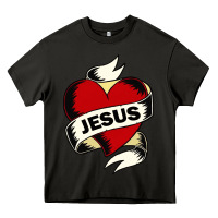 Asphalt jesus love Heavy Core Tee - artisFamous