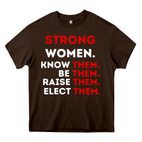 Chocolate Brown strong women know them be them Heavy Core Tee - artisFamous