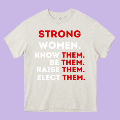 Strong Women Know Them Be Them Heavy Core Tee Designed By Artisfamous