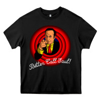 Black bettercallsaul Heavy Core Tee - artisFamous