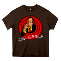Chocolate Brown bettercallsaul Heavy Core Tee - artisFamous