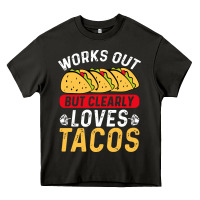 Asphalt tacos work out gym gift classic Heavy Core Tee - artisFamous