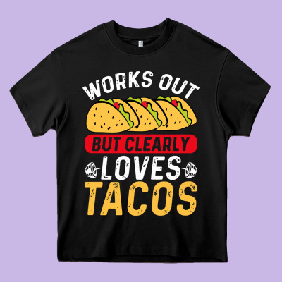 Tacos Work Out Gym Gift Classic Heavy Core Tee Designed By Artisfamous
