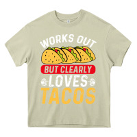Mossy tacos work out gym gift classic Heavy Core Tee - artisFamous