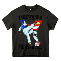Asphalt taekwondo sport art Heavy Core Tee - artisFamous