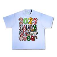 Grape Ice 2023 Happy New Year Urban Heavy Tee - CowhideDigitalArt