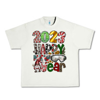 Pistachio 2023 Happy New Year Urban Heavy Tee - CowhideDigitalArt