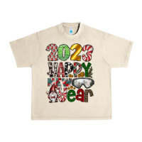 Sandshell 2023 Happy New Year Urban Heavy Tee - CowhideDigitalArt
