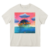 Cream lil tecca - we love you tecca 2 Heavy Core Tee - artisFamous