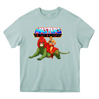 Arona he man and battle cat Heavy Core Tee - artisFamous