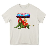 Cream he man and battle cat Heavy Core Tee - artisFamous