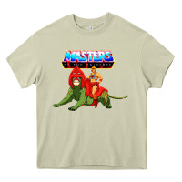 Mossy he man and battle cat Heavy Core Tee - artisFamous