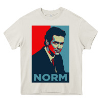 Cream norm macdonald comedian Heavy Core Tee - artisFamous