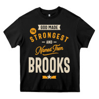 Black Brooks Personalized Name Birthday Gift Heavy Core Tee - artisFamous