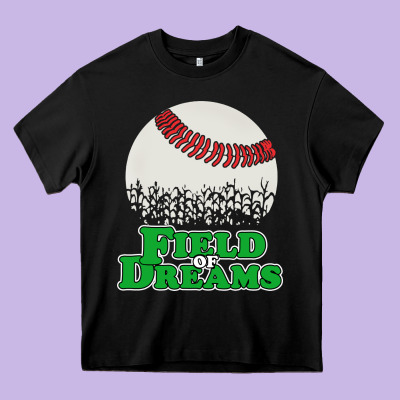 Field Of Dreams Heavy Core Tee Designed By Artisfamous