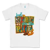 White Just Here For The Pie Classic Tee - FaDigitalArtStudio