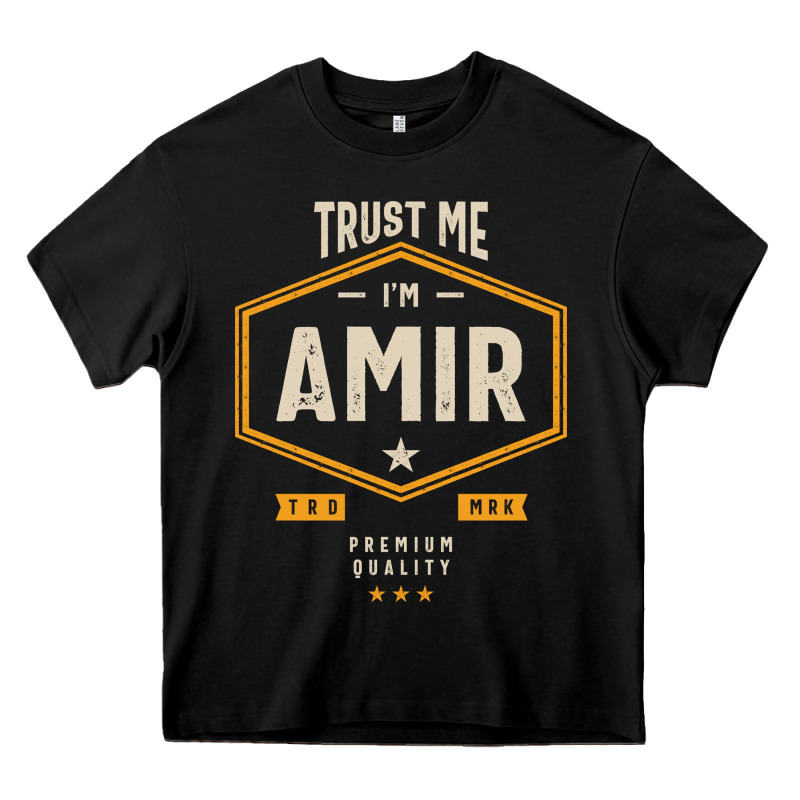 Amir Personalized Name Birthday Gift Heavy Core Tee by artisFamous | Teevron