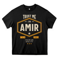 Black Amir Personalized Name Birthday Gift Heavy Core Tee - artisFamous