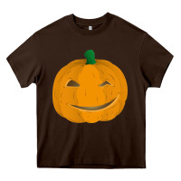Chocolate Brown pumpkin Heavy Core Tee - artisFamous