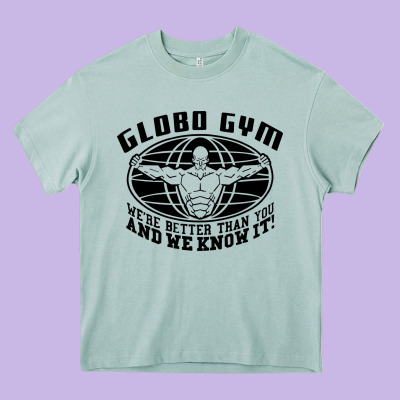 Globo Gym Heavy Core Tee Designed By Artisfamous