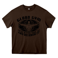 Chocolate Brown globo gym Heavy Core Tee - artisFamous