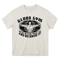 Cream globo gym Heavy Core Tee - artisFamous