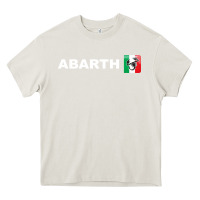 Cream abarth scorpion merch Heavy Core Tee - artisFamous