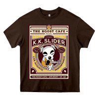 Chocolate Brown the roost cafe Heavy Core Tee - artisFamous