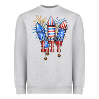 Heather Grey Let's Get Lit Heavyweight Sweatshirt - RanaPortraitStore