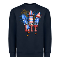 Navy Let's Get Lit Heavyweight Sweatshirt - RanaPortraitStore