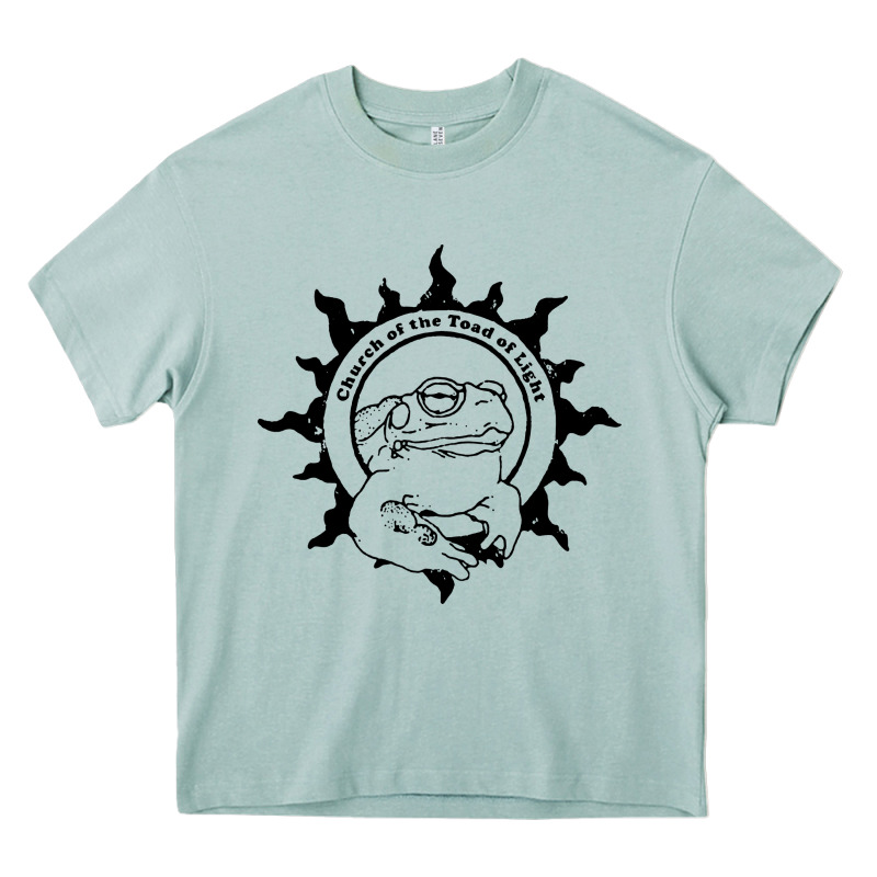 Church Of The Toad Of Light Psychedelic Frog Heavy Core Tee by artisFamous | Teevron