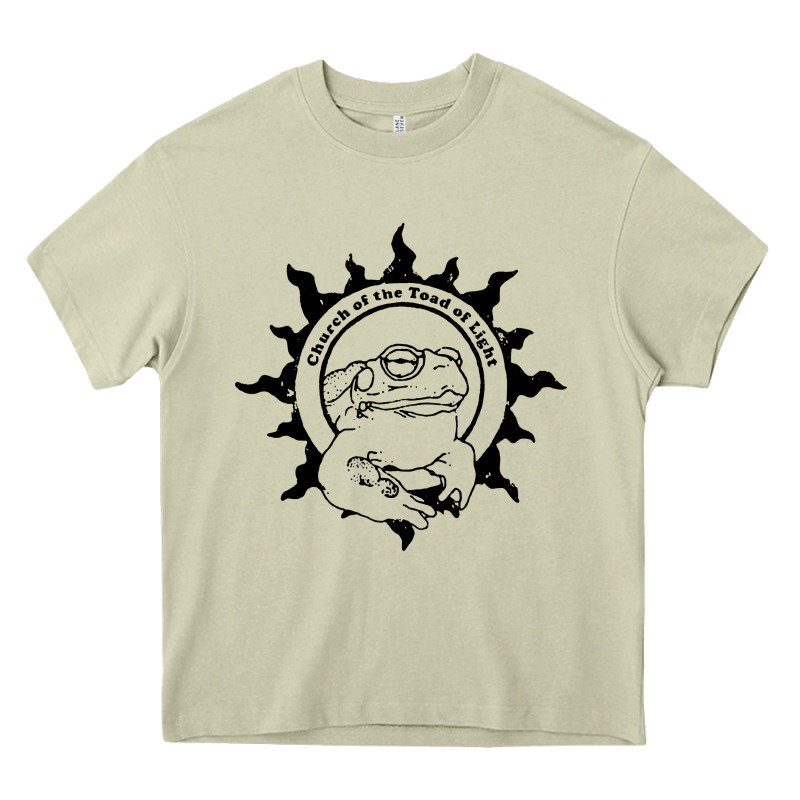 Church Of The Toad Of Light Psychedelic Frog Heavy Core Tee by artisFamous | Teevron