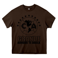 Chocolate Brown club america de mexico Heavy Core Tee - artisFamous