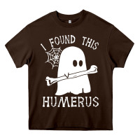 Chocolate Brown halloween i found this skeleton Heavy Core Tee - artisFamous