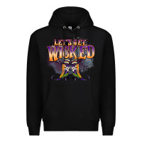 Black lets get wıcked Premium Hoodie - BarkalooDesign