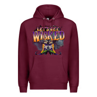 Burgundy lets get wıcked Premium Hoodie - BarkalooDesign
