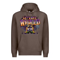 Coffee lets get wıcked Premium Hoodie - BarkalooDesign