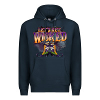 Navy lets get wıcked Premium Hoodie - BarkalooDesign