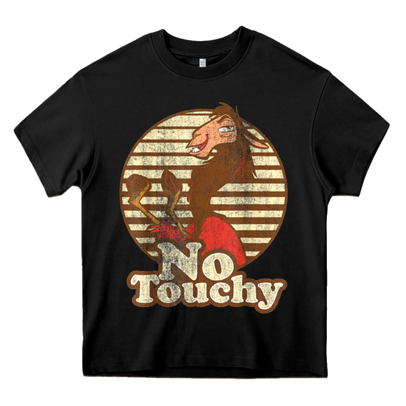 Emperor’s New Groove Kuzco Llama No Touchy Heavy Core Tee by artisFamous | Teevron
