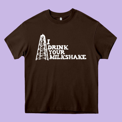 I Drink Your Milkshake Heavy Core Tee Designed By Artisfamous