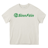 Cream SINN FÉIN PARTY IN UNITED KINGDOM Heavy Core Tee - artisFamous