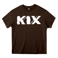 Chocolate Brown kix Heavy Core Tee - artisFamous